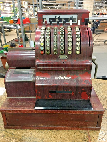 Antike anker registrierkasse - anker,